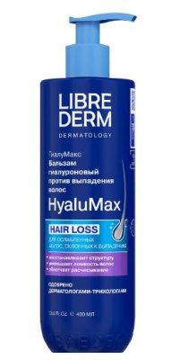 Купить либридерм (librederm) hyalumax, бальзам против выпадения волос гиалуроновый, 400мл в Заволжье