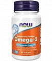 Купить now foods (нау фудс) омега-3 1000мг, капсулы 30 шт бад в Заволжье