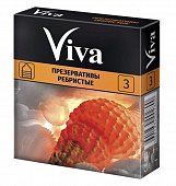 Купить viva (вива) презервативы ребристые 3шт в Заволжье