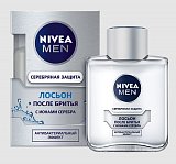 Nivea (Нивея) для мужчин лосьон против бритья серебряная защита, 100мл