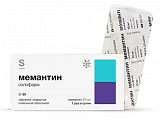Купить мемантин солофарм, таблетки покрытые пленочной оболочкой 10 мг, 90 шт в Заволжье