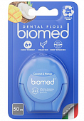 Купить biomed (биомед) зубная нить комплексная объемная кокос и манго, 50м в Заволжье