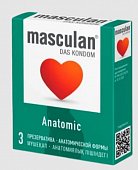 Купить masculan (маскулан) презервативы облегающей анатомической формы anatomic, 3 шт в Заволжье