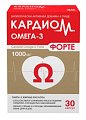 Купить кардиом омега-3 форте, капсулы 1000мг, 30 шт бад в Заволжье