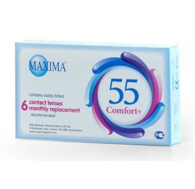 Купить контактные линзы maxima 55 comfort plus №6, -3,75 в Заволжье