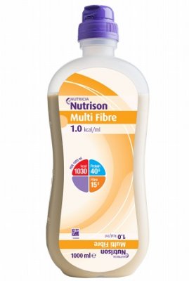 Купить nutrison (нутризон) смесь для энтерального питания с пищевыми волокнами, бутылка 1л в Заволжье