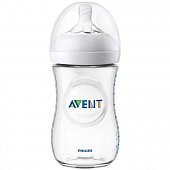 Купить avent (авент) бутылочка для кормления с 1 месяца natural 260мл, 1 шт (scf033/17) в Заволжье