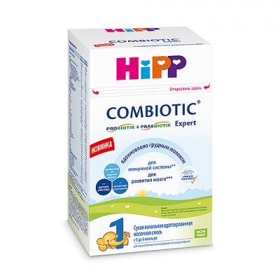Купить hipp-1 (хипп-1) комбиотик эксперт, молочная смесь 600г в Заволжье