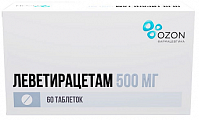 Купить леветирацетам, таблетки, покрытые пленочной оболочкой, 500мг, 60 шт в Заволжье