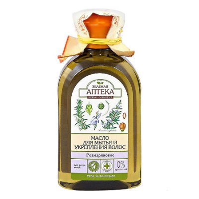 Купить зеленая аптека масло для мытья и укрепления волос розмариновое 250мл в Заволжье