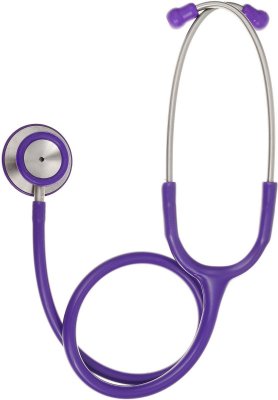 Купить стетоскоп amrus (амрус) 04-ам420 delux master медицинский двухсторонний терапевтический, фиолетовый в Заволжье