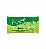 Купить pamperino (памперино) салфетки влажные детские мини, 15 шт в Заволжье