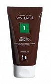 Купить система 4 (system 4), шампунь для волос терапевтический №1 для нормальных и жирных волос, 75мл в Заволжье