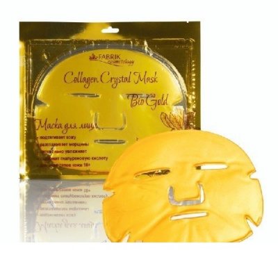 Купить фабрик косметик коллаген кристал маска для лица био золото №1 в Заволжье