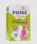 Купить пикник (picnic) baby жидкость от комаров 45 ночей, 30мл в Заволжье