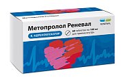 Купить метопролол-реневал, таблетки 100мг 60шт в Заволжье