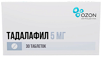 Купить тадалафил, таблетки, покрытые пленочной оболочкой 5мг, 30 шт в Заволжье