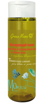 Купить green mama (грин мама) тоник для лица матирующий морские водоросли, 200мл в Заволжье