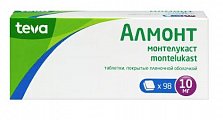 Купить алмонт, таблетки, покрытые пленочной оболочкой 10мг, 98 шт в Заволжье