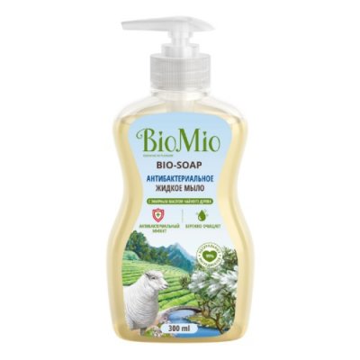 Купить биомои (biomio) жидкое мыло антибактериальное с эфирным маслом чайного дерева, 300 мл в Заволжье