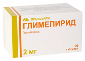 Купить глимепирид, таблетки 2мг, 90 шт в Заволжье