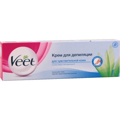Купить veet (вит) крем для депиляции для чувствительной кожи, 100мл в Заволжье