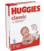 Купить huggies (хаггис) подгузники классик 3, 4-9кг 78 шт в Заволжье