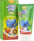 Купить little love (литтл лав) зубная паста детская сладкая клубника 2+, 62 гр в Заволжье