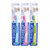 Купить curaprox (курапрокс) зубная щетка детская с гуммированной ручкой curaprox curakid 4260, 1 шт в Заволжье