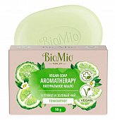 Купить biomio (биомио) bio-soap aromatherapy мыло натуральное зеленый чай и эфирное масло бергамота 90 гр в Заволжье