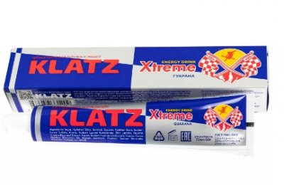 Купить klatz (клатц) зубная паста xtreme energy drink гуарана, 75мл в Заволжье
