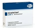 Купить ксалатан, капли глазные 0,005%, флакон-капельница 2,5мл в упаковке 3 шт в Заволжье