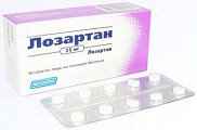 Купить лозартан, таблетки, покрытые пленочной оболочкой 25мг, 30 шт в Заволжье