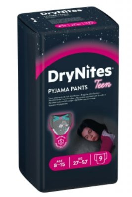 Купить huggies drynites (драйнайтс) трусики одноразовые ночные для девочек 8-15 лет, 9 шт в Заволжье