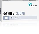 Купить фенибут, таблетки 250мг, 20 шт в Заволжье