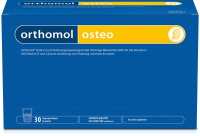 Купить orthomol osteo (ортомол остео), порошок саше 15г, 30 шт бад в Заволжье