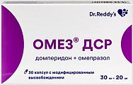 Купить омез дср, капсулы с модифицированным высвобождением 30мг+20мг, 30 шт в Заволжье