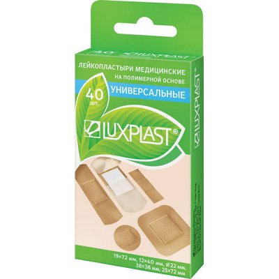 Купить luxplast (люкспласт) пластырь полимерный телесный, 40 шт в Заволжье
