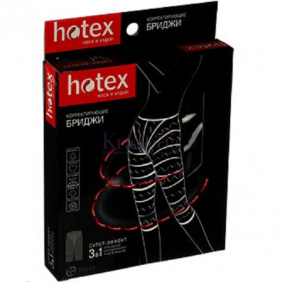 Купить хотекс (hotex) бриджи для похудения, черные в Заволжье