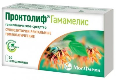 Купить проктолиф гамамелис, суппозитории ректальные гомеопатические, 10 шт в Заволжье
