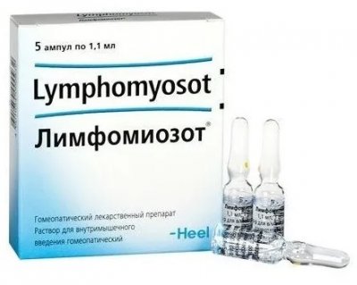 Купить лимфомиозот, раствор для внутримышечного введения гомеопатический 1,1мл, 5шт в Заволжье