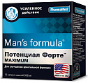 Купить man's formula (мен-с формула) потенциал форте maximum, капсулы 15 шт бад в Заволжье