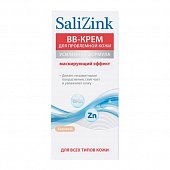 Купить salizink (салицинк), вв-крем с тонирующим эффектом для проблемной кожи всех типов, 50 мл тон 02 бежевый в Заволжье