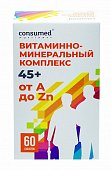 Купить витаминно-минеральный комплекс 45+ от а до zn консумед (consumed), таблетки 750мг, 60 шт бад в Заволжье