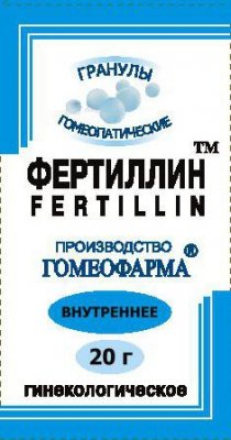 Купить фертиллин, гранулы гомеопатические, 20г в Заволжье