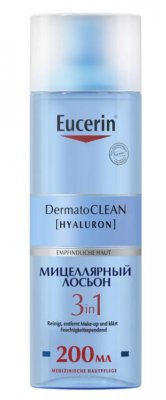 Купить eucerin dermatoclean (эуцерин) лосьон 3в1 мицеллярный освежающий и очищающий 200 мл в Заволжье