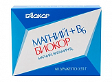 Купить магний+в6 биокор, драже 550мг, 60 шт бад в Заволжье