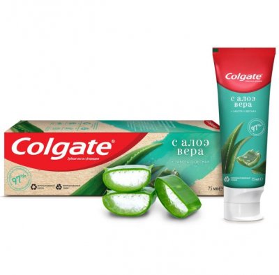 Купить колгейт (colgate) зубная паста забота о деснах с алоэ вера, 75мл в Заволжье