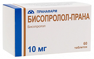 Купить бисопролол-прана, таблетки, покрытые пленочной оболочкой 10мг, 60 шт в Заволжье