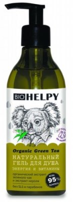 Купить biohelpy (биохелпи) гель для душа натуральный энергия и витамины, 400мл в Заволжье
